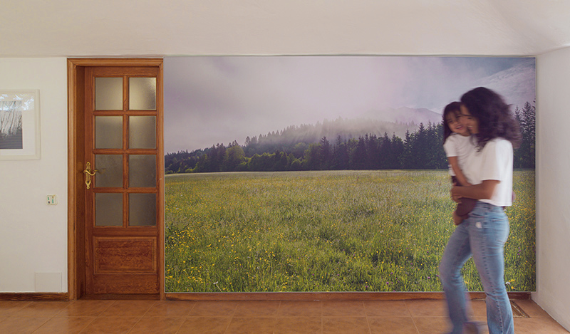 VIDEO - Aluminum frame with fabric stretch